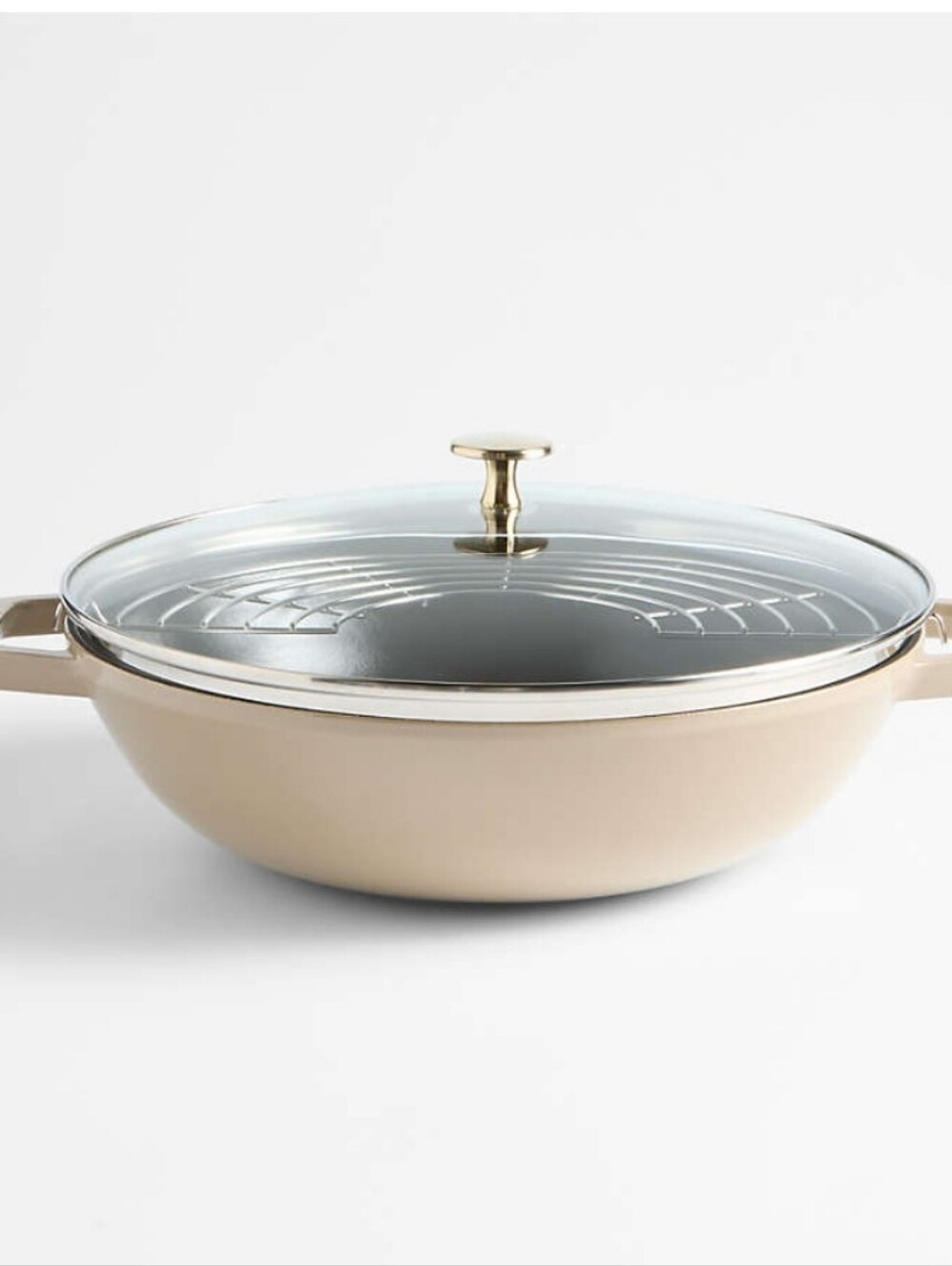 Staub Perfect Pan 4.5QT Wok- Sesame